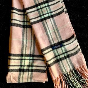 Pink Woven Classic Scarf